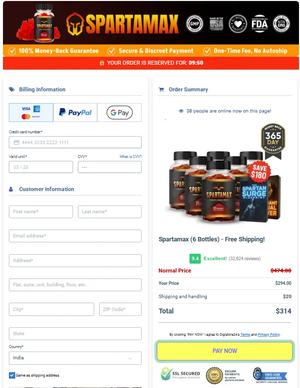 SpartaMax- Secure Page